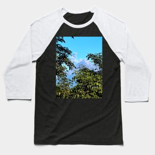 Fire, active volcano Baseball T-Shirt